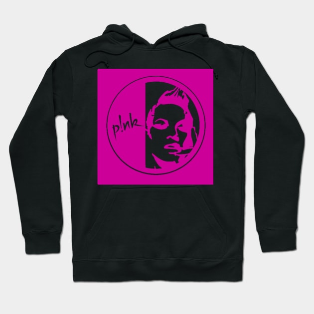 the face of a famous female singer Hoodie by suwalow